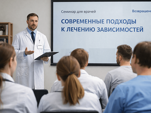 Семинар для врачей: современные подходы к лечению зависимостей